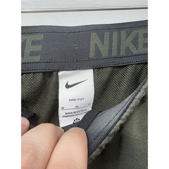 Nike Dark Green Joggers Tapered Leg Sweatpants Casual Athletic Men’s Size M - Picture 4 of 6